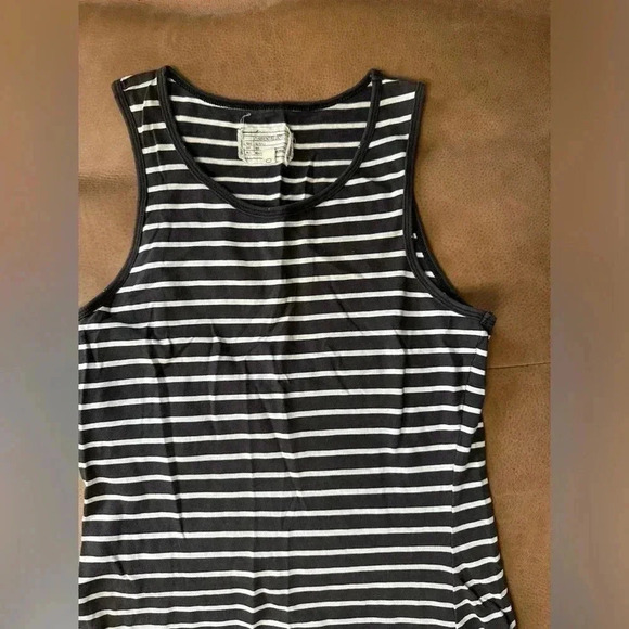 Current/Elliott The Louella Tank Striped Dress Size 0 - XS - Picture 3 of 8
